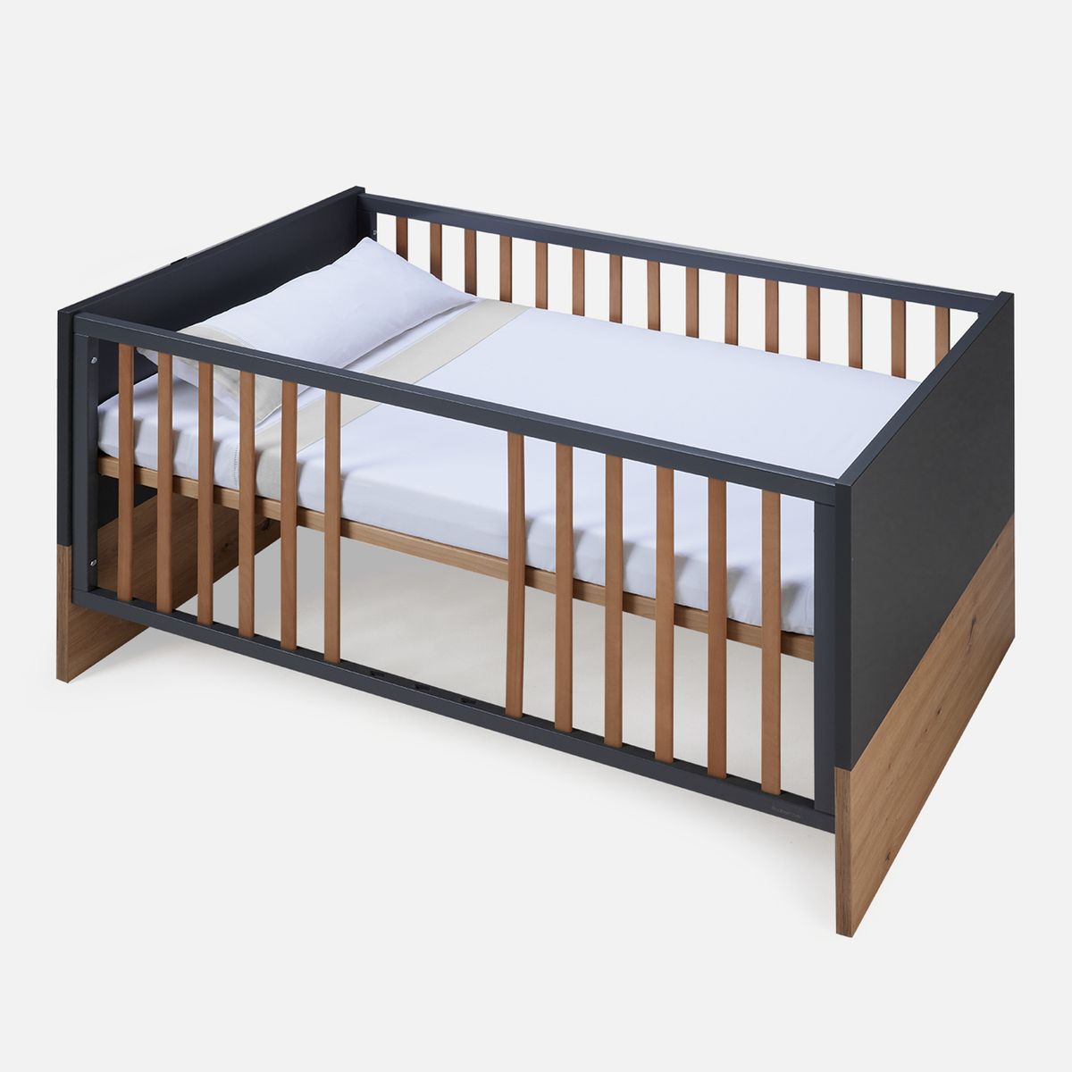 BABYROSEN - Set Sábana Cuna Algodón Deshilado Blanco