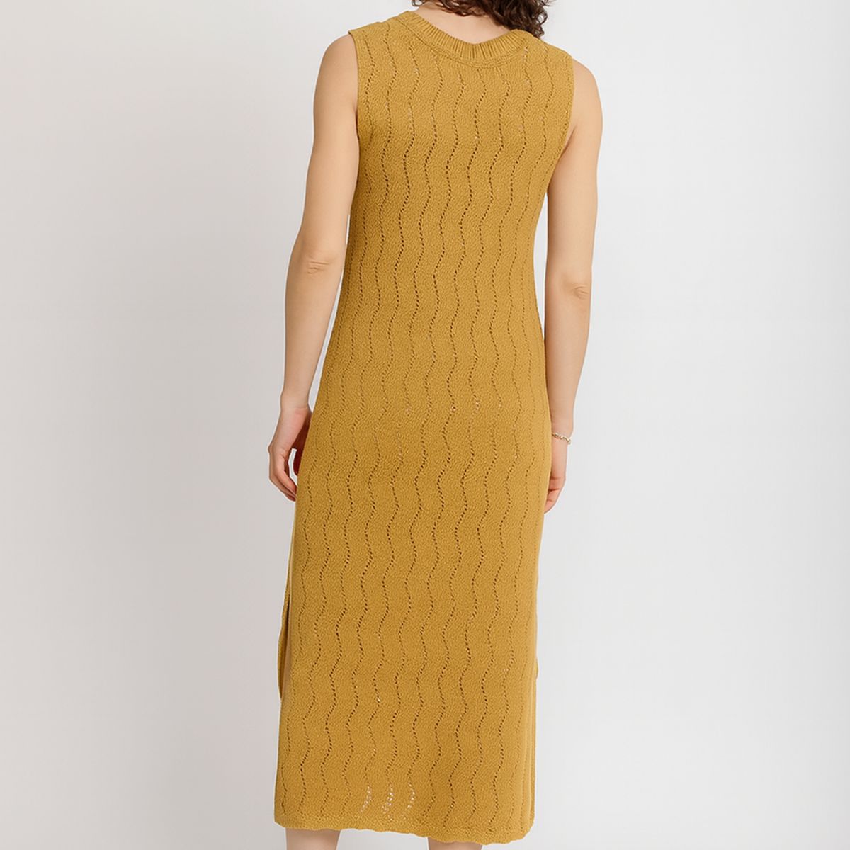 CANADIENNE - Vestido Mujer Malva Viscosa Beige