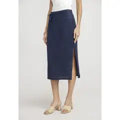 CANADIENNE - Falda Mujer Andrea Lino Navy