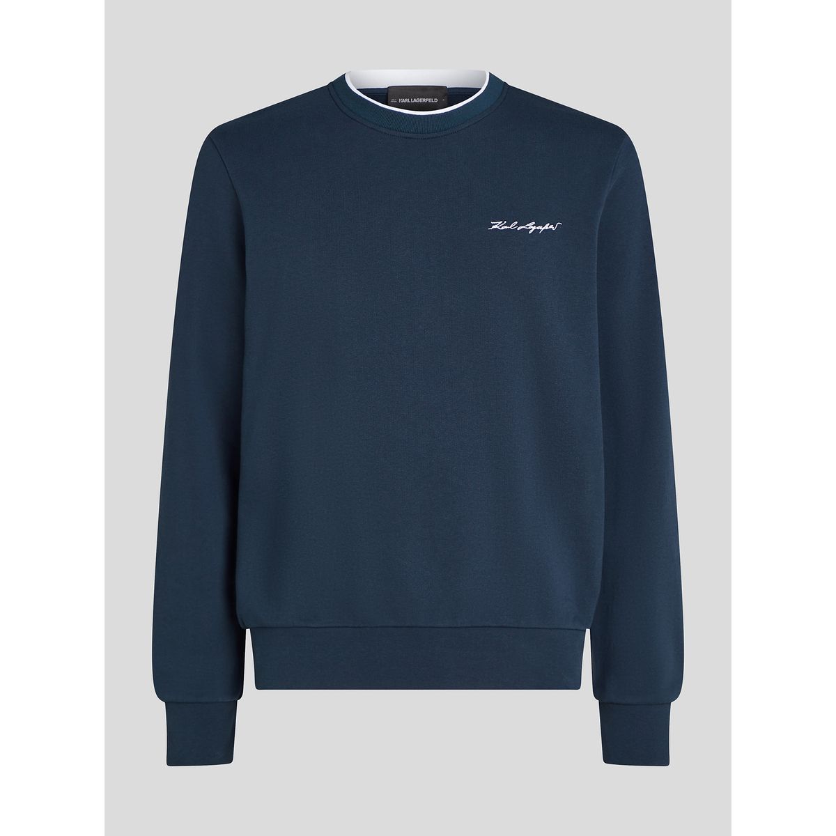 KARL LAGERFELD - Polerón con diseño en contraste