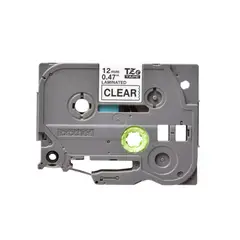 BROTHER - CINTA TZE-131 12MM X 8M NEGRO SOBRE TRANSPARENTE