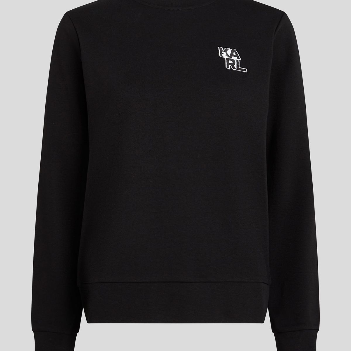 KARL LAGERFELD - Polerón varsity con monograma bordado