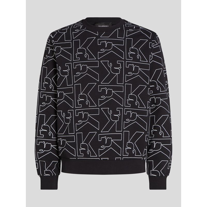 KARL LAGERFELD - Polerón con estampado