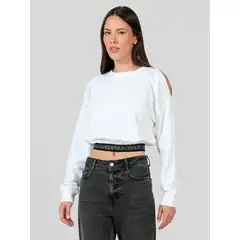 KARL LAGERFELD - Polerón con hombros descubiertos