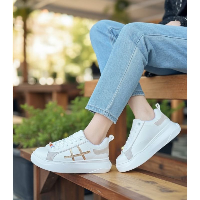 SNOOPY - Zapatillas Casuales  Blancas  Mujer M468