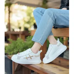 SNOOPY - Zapatillas Casuales Blancas Mujer M468