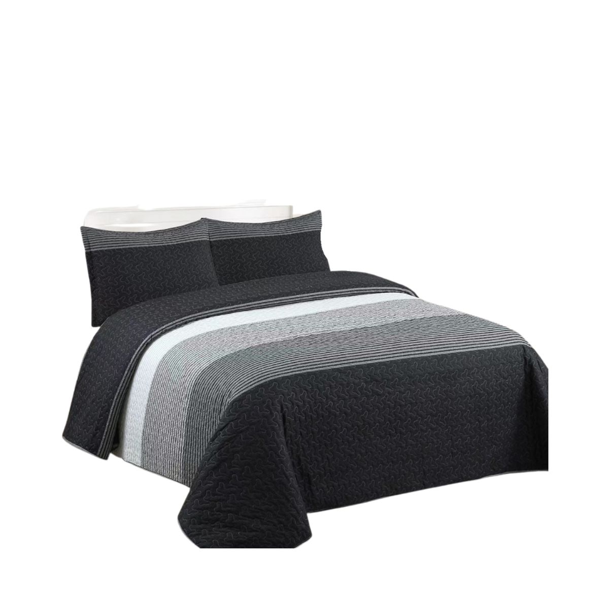 GENERICO - Cubrecama Verano Delgado 1.5 Plazas Quilt Diseño Estampados