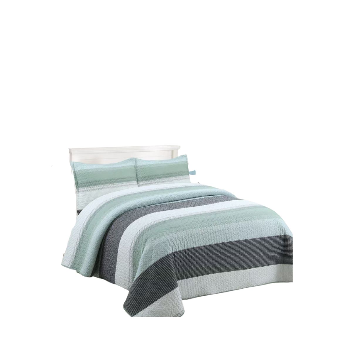 GENERICO - Cubrecama Verano Delgado 1.5 Plazas Quilt Diseño Estampados