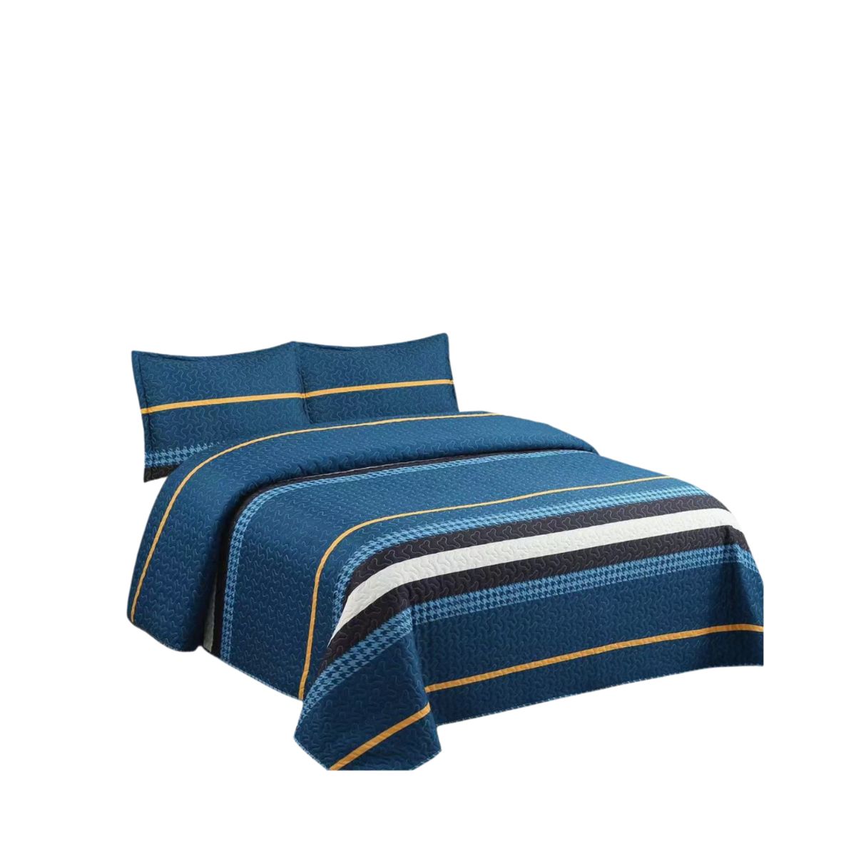 GENERICO - Cubrecama Verano Delgado 1.5 Plazas Quilt Diseño Estampados