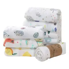 GENERICO - Manta Muselina Para Bebé 120x110cm Algodón 1 Unidad