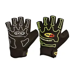 360 - Guantes Ciclismo Northwave® Skeleton Blackyellow