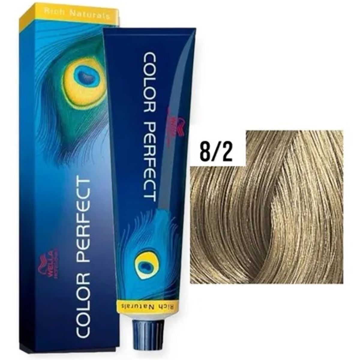 WELLA - Tinte Wella Color Perfect 8.2 Rub Claro Mate 60ml