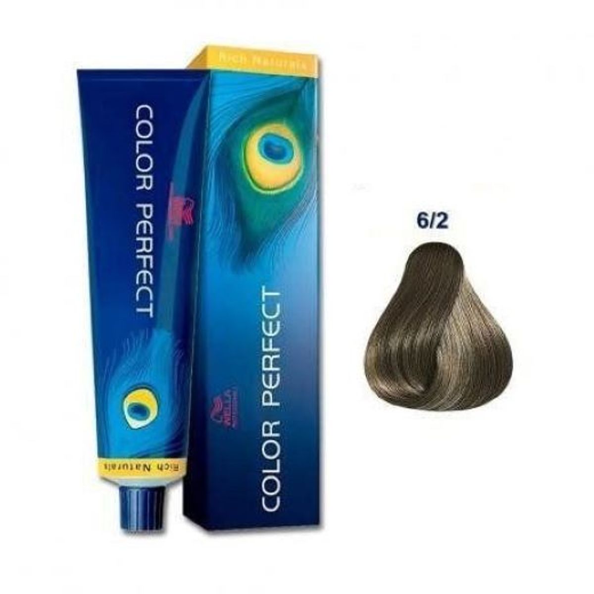 WELLA - Tinte Wella Color Perfect 62Rub Oscuro Mate 60ml