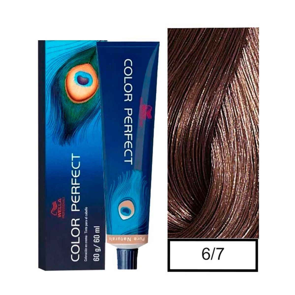 WELLA - Tinte Wella Color Perfect 6.7 Rubio Oscuro Marron 60ml