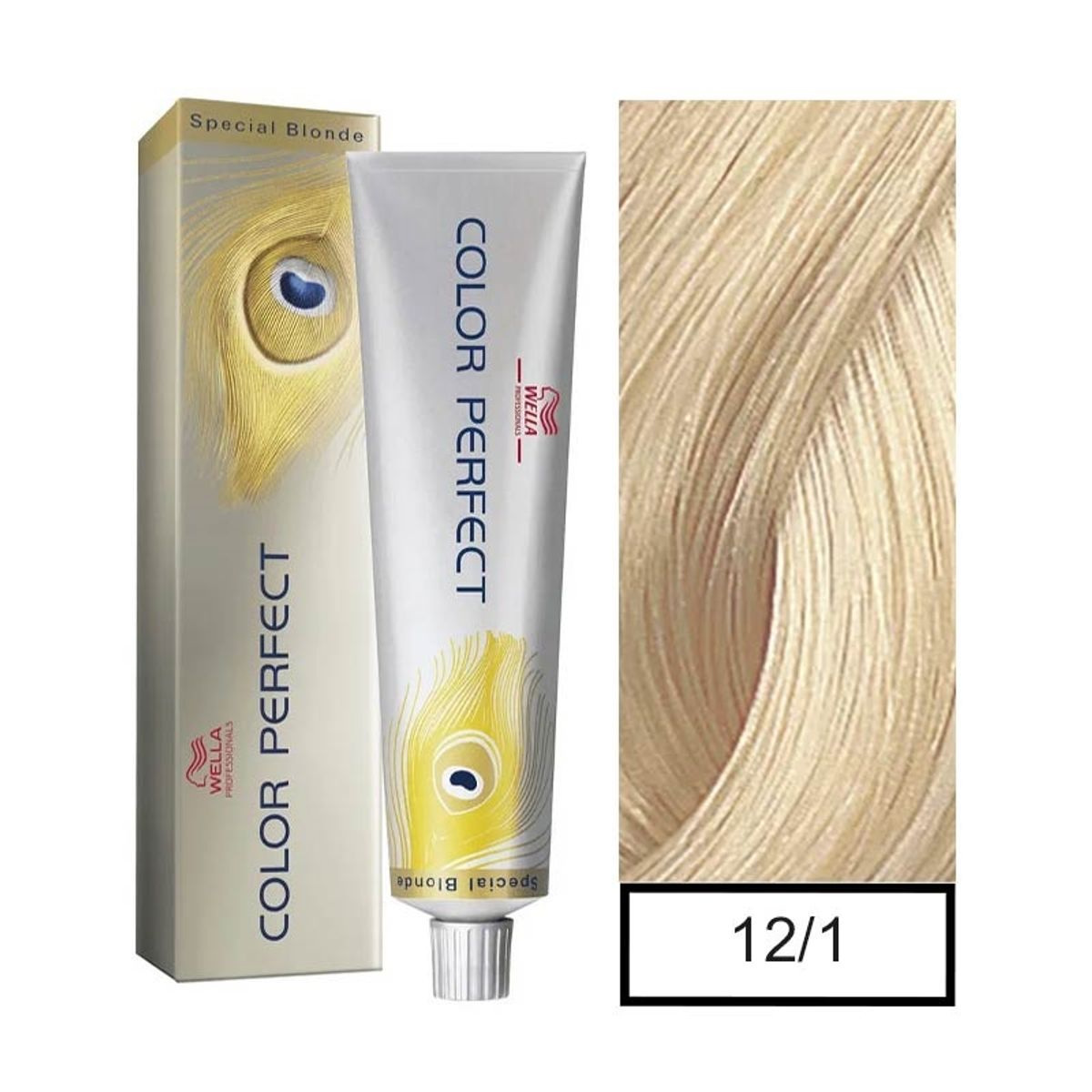 WELLA - Tinte Wella Color Perfect 12.1 Rubio Especial Ceniza 60ml +Oxidante