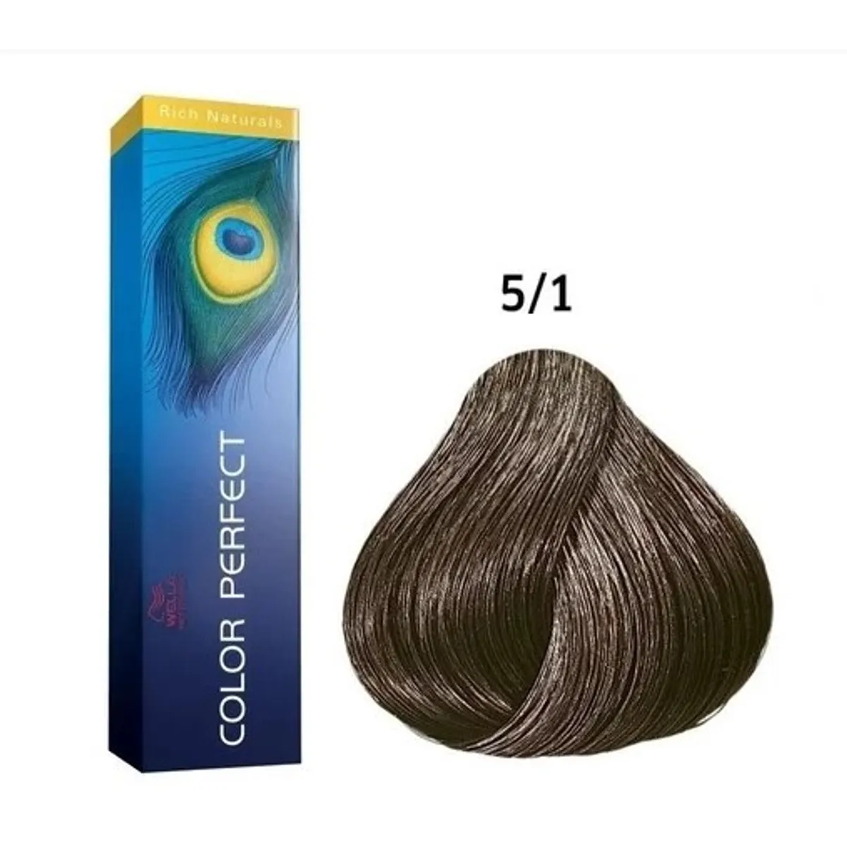 WELLA - Tinte Wella Color Perfect 5.1 Castaño Claro Ceniza 60ml