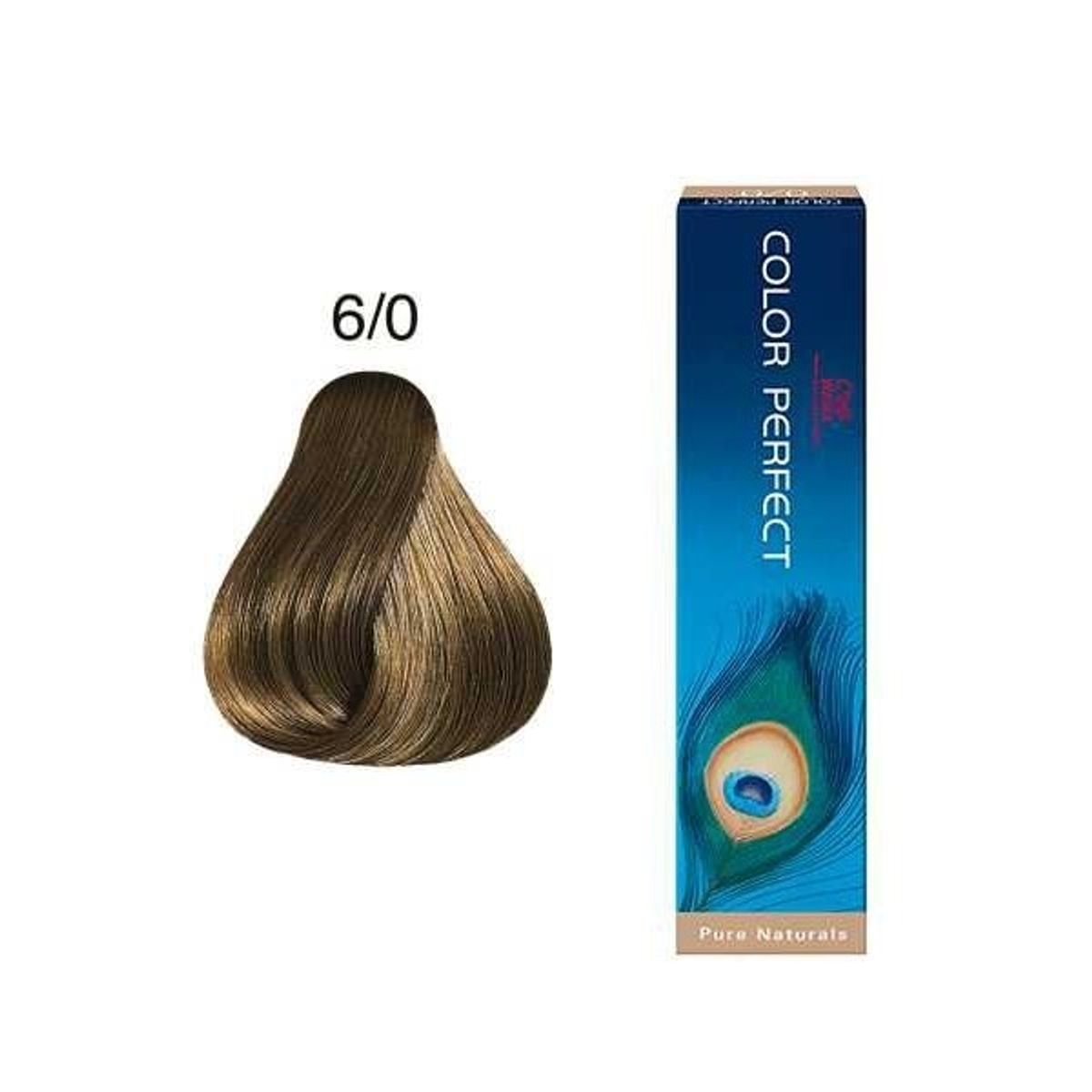 WELLA - Tinte Wella Color Perfect 6.0 Rubio Oscuro 60ml