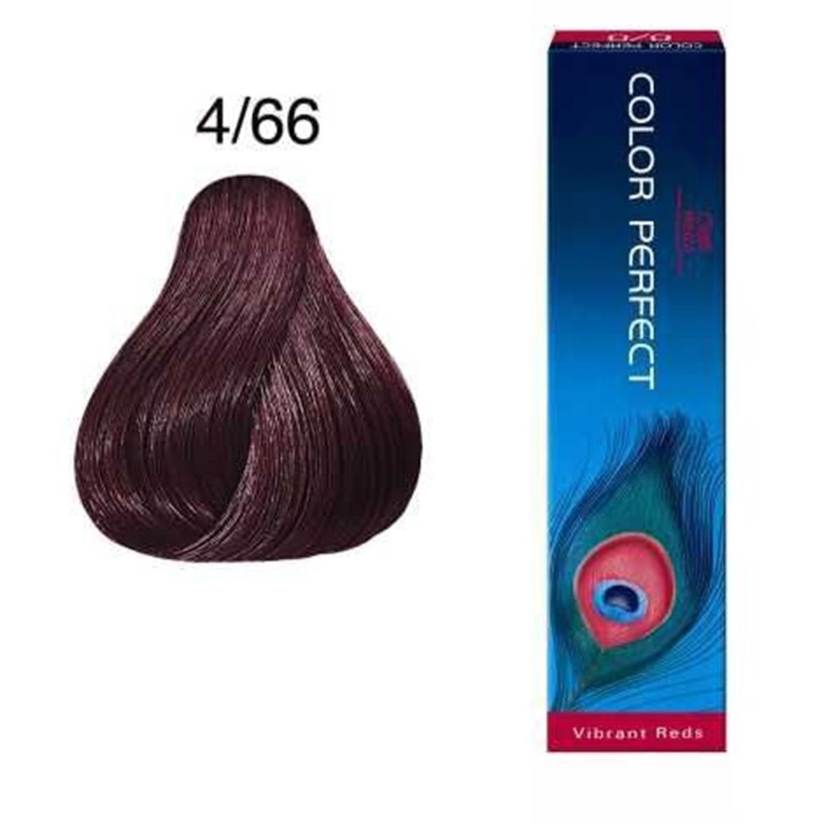 WELLA - Tinte Wella Color Perfect 4.66 Castaño Mediano Violeta Intenso 60ml