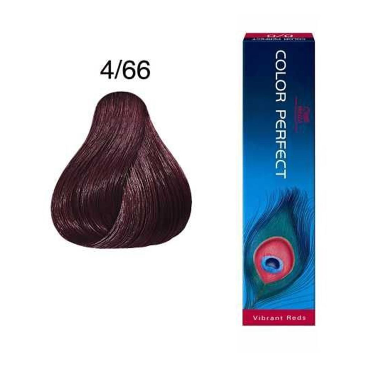 WELLA - Tinte Wella Color Perfect 4.66 Castaño Mediano Violeta Intenso 60ml