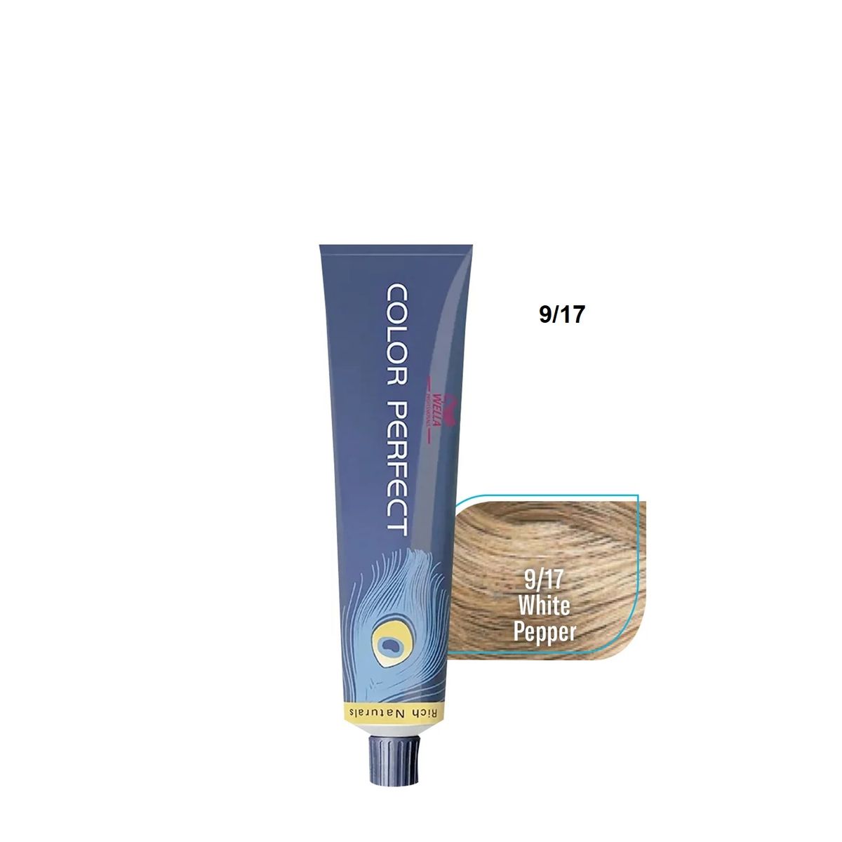 WELLA - Tinte Wella Color Perfect 9.17 Rubio Extra Claro Ceniza Marron 60ml