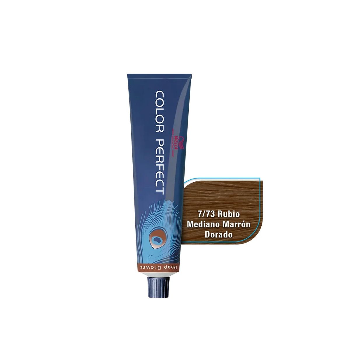WELLA - Tinte Wella Color Perfect 7.73 Rubio Mediano Marron Dorado 60ml