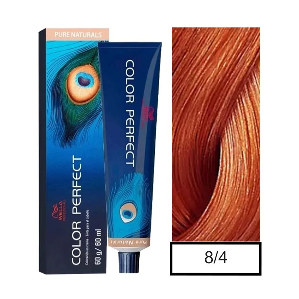 WELLA - Tinte Wella Color Perfect 8.4 Rubio Claro Rojo 60ml