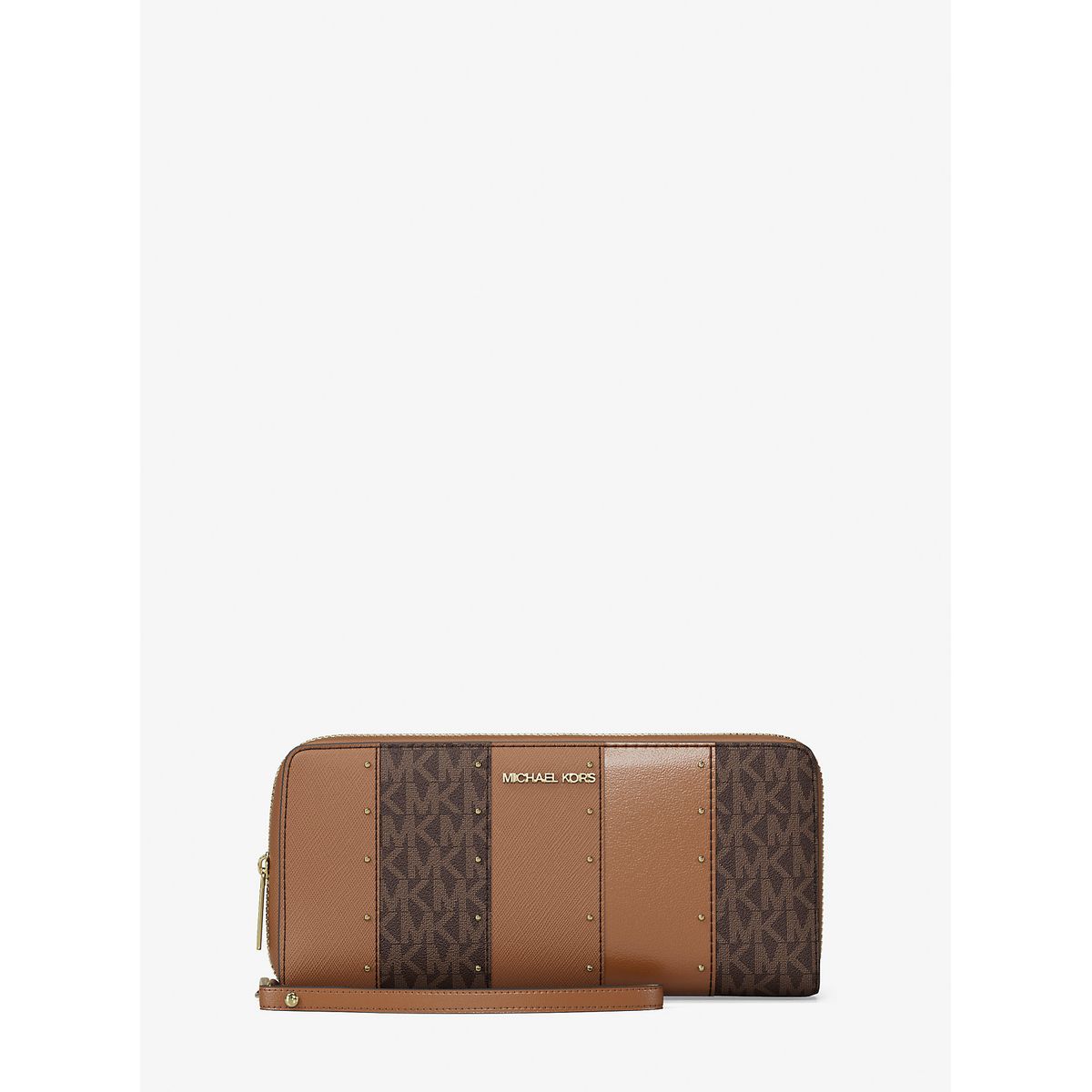 MICHAEL KORS - Billetera Michael Kors Studded Patchwork Continental