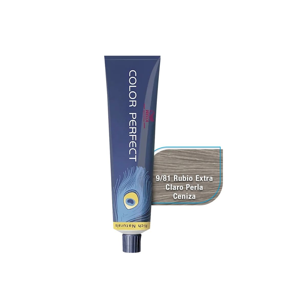 WELLA - Tinte Wella Color Perfect 9.81 Rubio Extra Claro Perla Ceniza 60ml