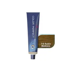 WELLA - Tinte Color Perfect 7.0 Rubio Mediano 60ml