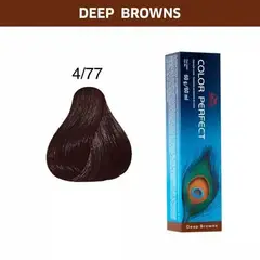 WELLA - Tinte Color Perfect 4.77 Castaño Mediano Marron Intenso 60ml