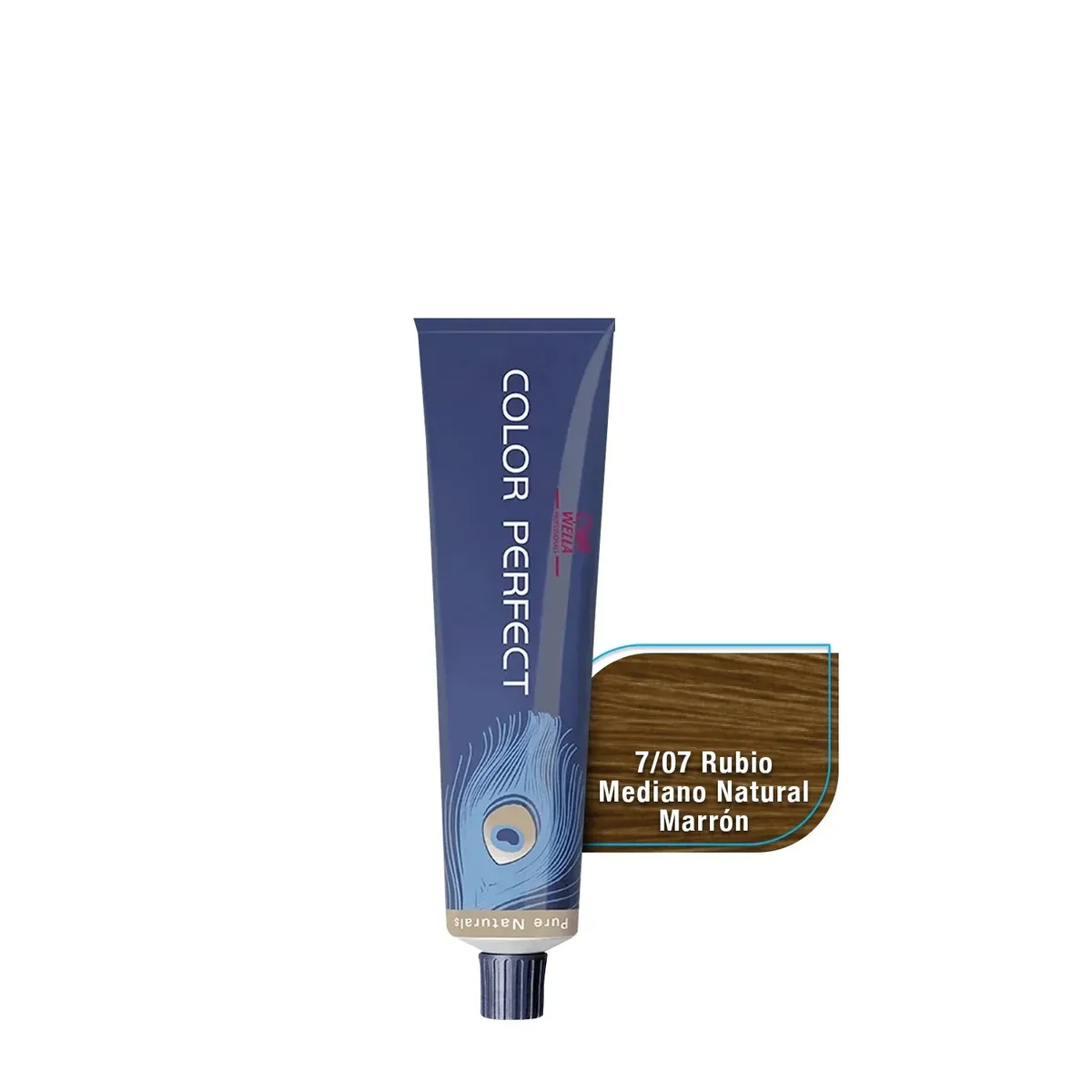 WELLA - Tinte Wella Color Perfect 7.07 Rubio Mediano Natural Marron 60ml
