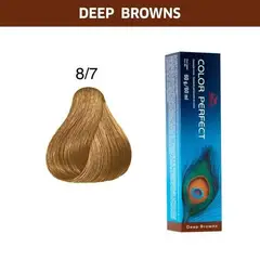 WELLA - Tinte Color Perfect 8.7 Rubio Claro Marron 60ml