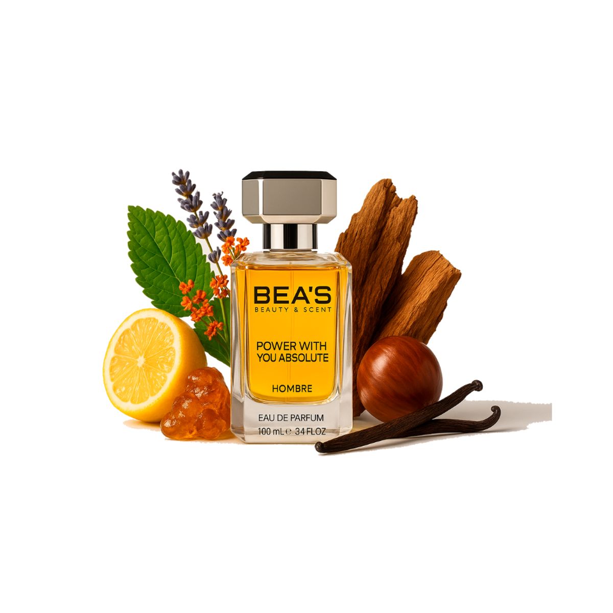 BEAUTY AND SCENTS - PERFUME BEAS POWER WITH YOU ABSOLUTE 100ML EDP HOMBRE