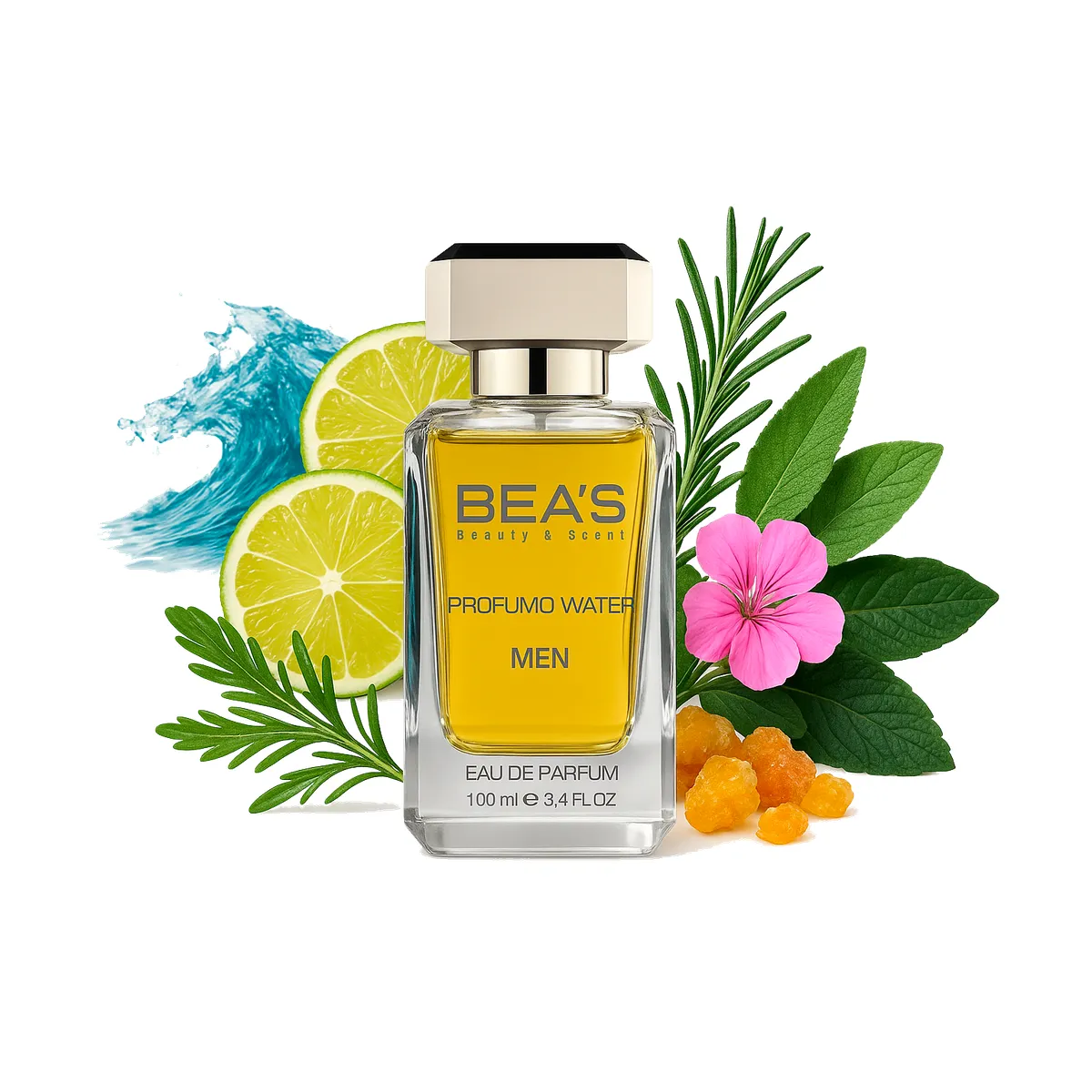 BEAUTY AND SCENTS - PERFUME BEAS PROFUMO WATER EDP 100 ML HOMBRE