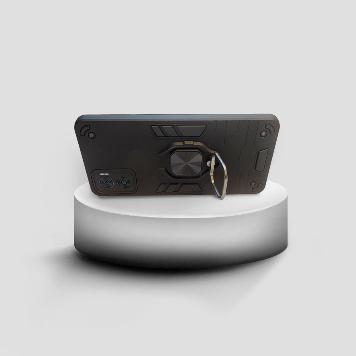 GENERICO - CARCASA ANILLO ANTIGOLPE PARA MOTOROLA G05 NEGRO