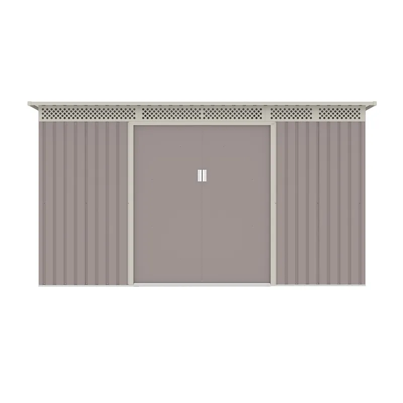 HALTEN - Bodega de Jardín Halten BellaC Acero 386mt2 343×142×184cm