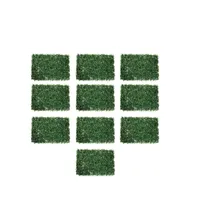 Pack 10 Pasto Palmeta Artificial Trebol Vertical 60x40cm