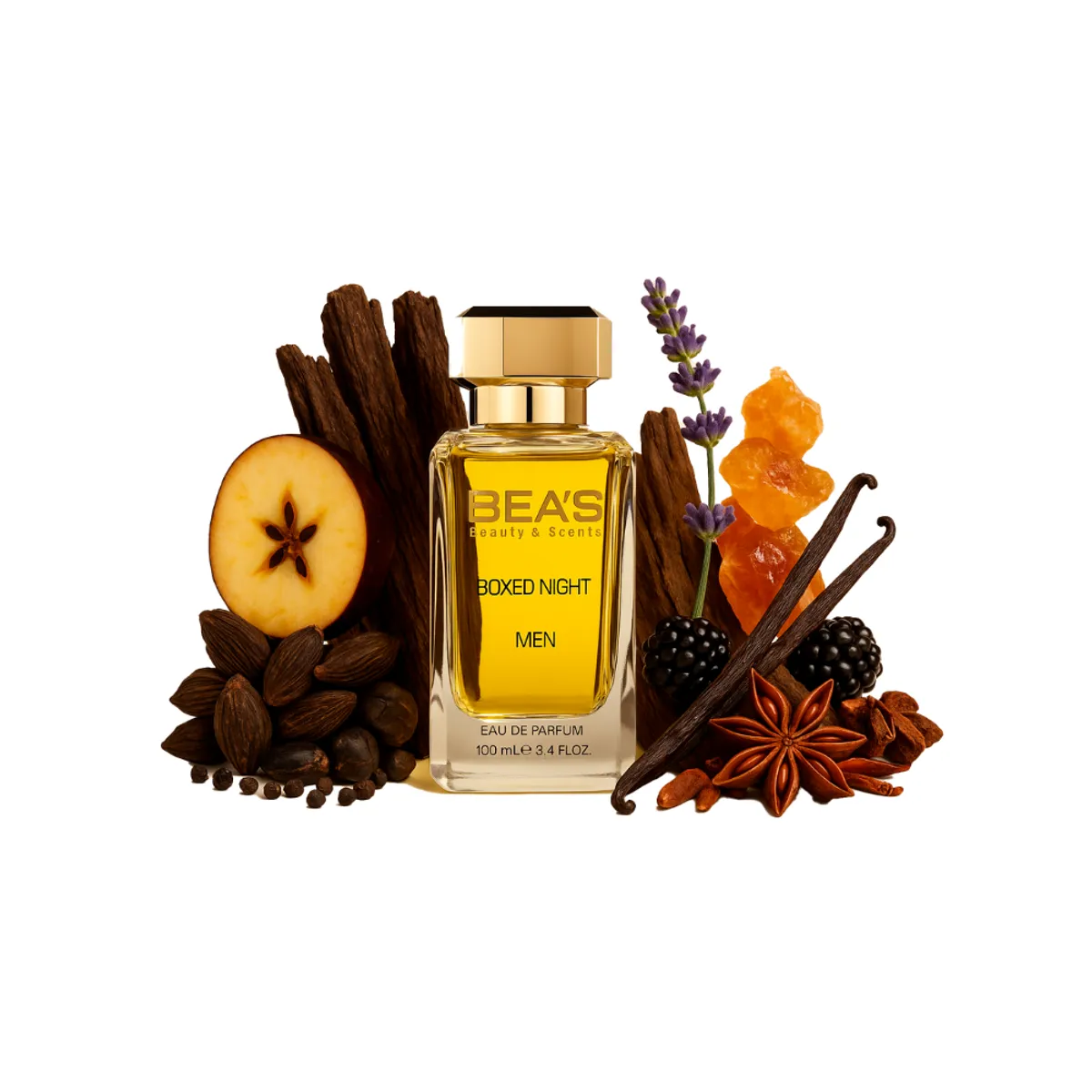 BEAUTY AND SCENTS - Perfume Beas Boxed Night  Hombre Edp 100 Ml