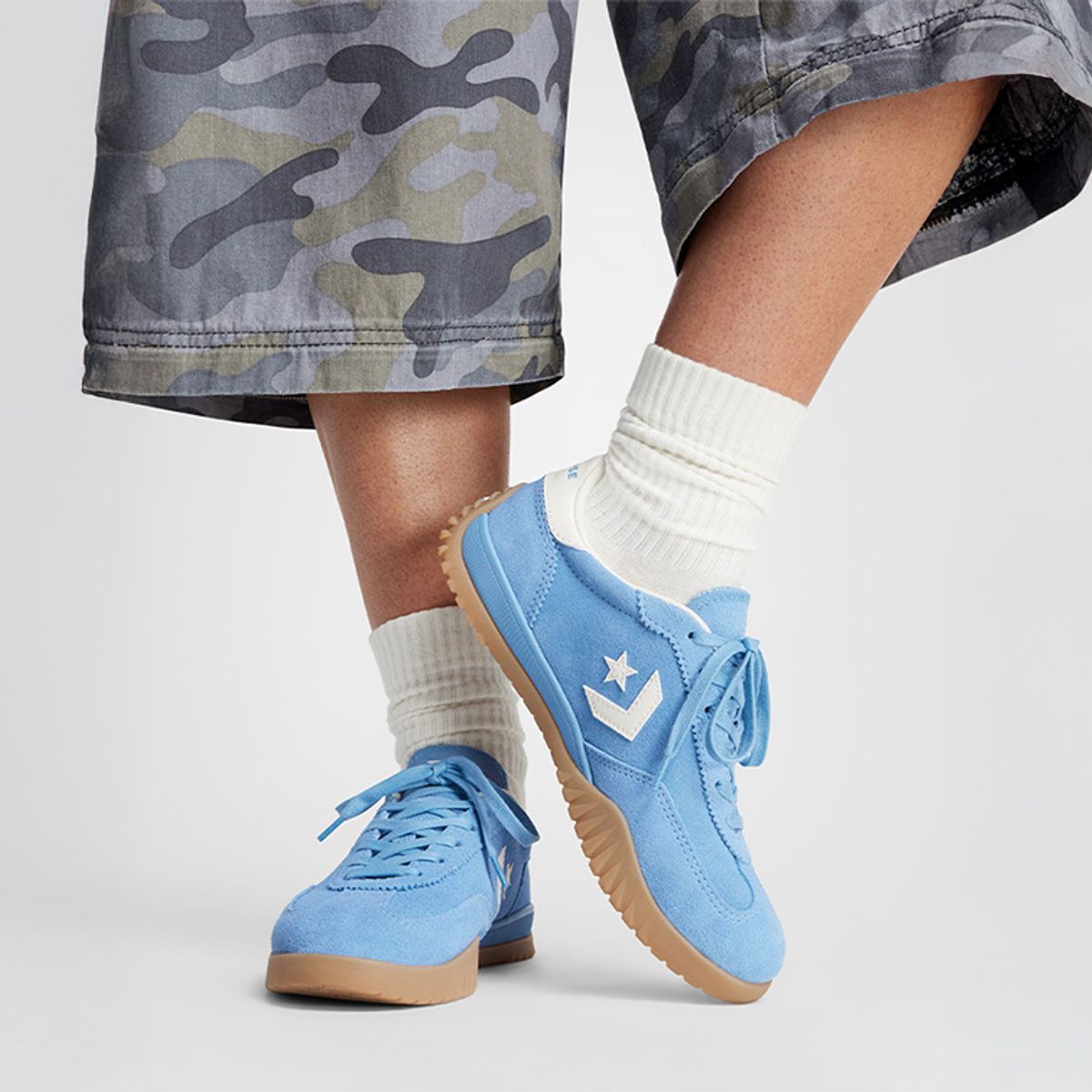 CONVERSE - Zapatillas Mujer Converse Run Star Trainer Celeste