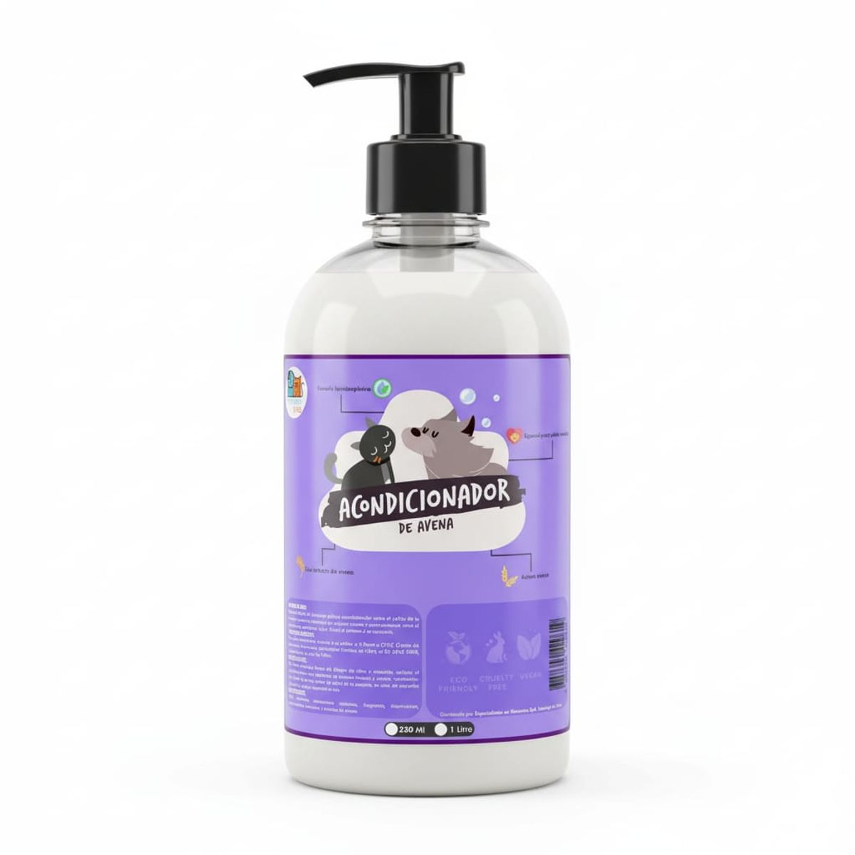 GENERICO - Acondicionador De Avena Perro & Gato Piel Sensible 1 Litro