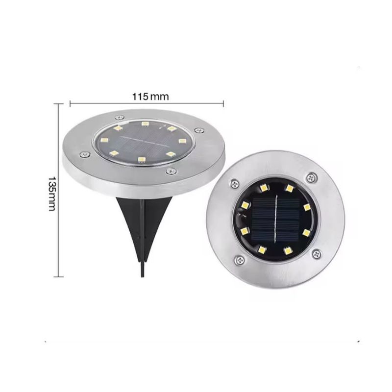 GENERICO - Pack 4 Focos Luces Jardín Solares LED Para Exteriores Estacas