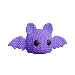 GENERICO - Figura Murciélago - Diseño Estilo Tejido
