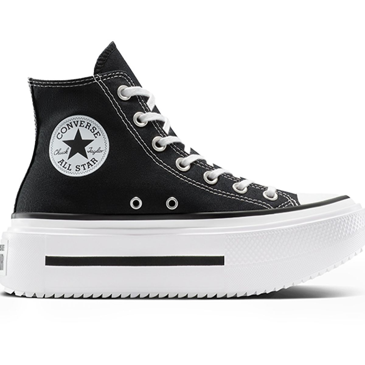 CONVERSE - Zapatillas Urbanas Mujer Converse Double Stack Negro