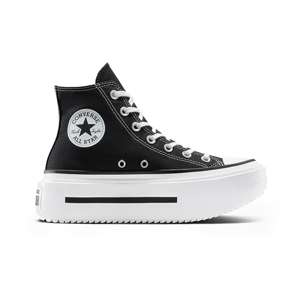 CONVERSE - Zapatillas Urbanas Mujer Converse Double Stack Negro