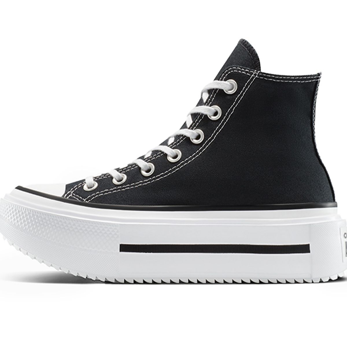 CONVERSE - Zapatillas Urbanas Mujer Converse Double Stack Negro