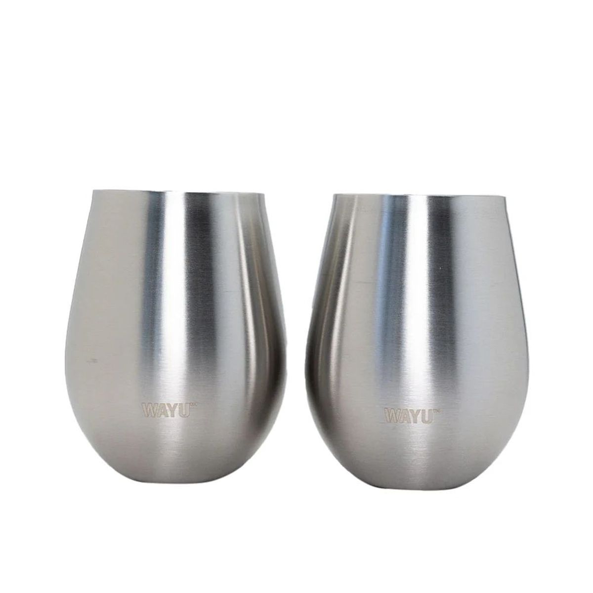 WAYU - Set 2 Vasos Coctel Metálicos Wayu