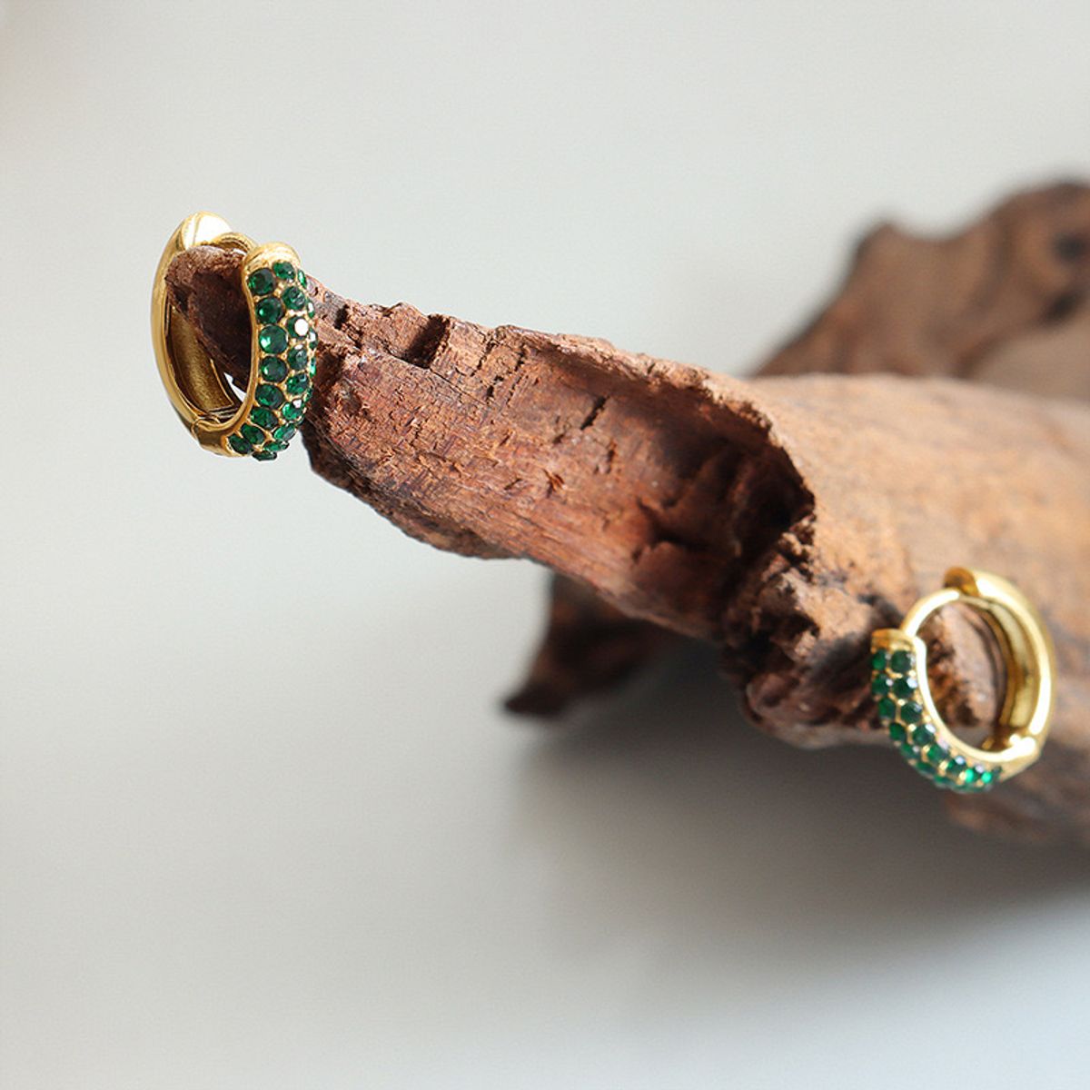 LUX JOYAS - Aros Baño Oro Amarillo 18k Argollas Circones Esm