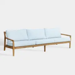 DECO EXTERIOR - Sofa de exterior Palma 3 cuerpos - madera Teka