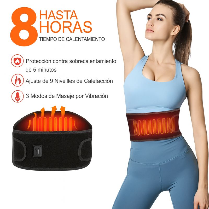 MOVI - Faja terapéutica lumbar 3 niveles de calor y frío