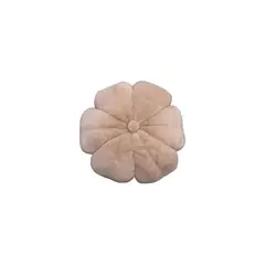 GENERICO - ALMOHADA COJIN FLOR BEIGE 50 CM